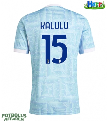 Juventus Pierre Kalulu #15 Bortatröja 2025-26 Kortärmad